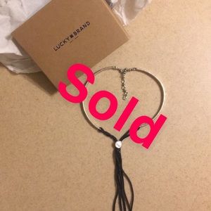 Lucky brand choker necklace
